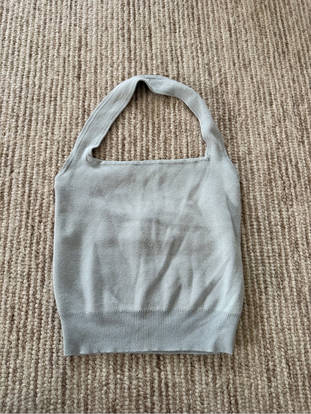 Abercrombie & Fitch Knit Crop Halter Tank